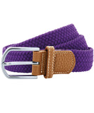 Braid stretch belt