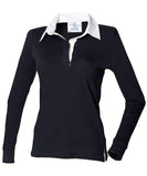 Women's long sleeve plain rugby shirt