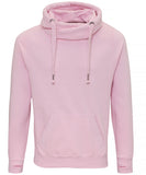 Cross neck hoodie
