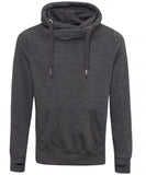 Cross neck hoodie