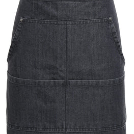 Jeans stitch denim waist apron