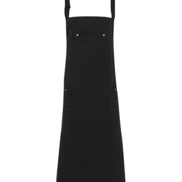 Chino cotton bib apron