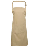 Colours bib apron with pocket