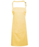 Colours bib apron with pocket