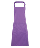 Colours bib apron with pocket