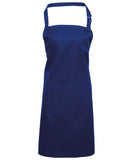 Colours bib apron with pocket