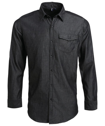 Jeans stitch denim shirt
