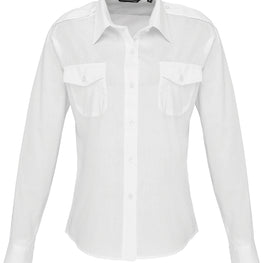 Women's long sleeve pilot shirt