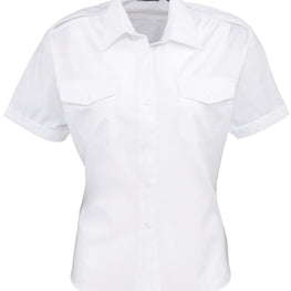 Women's short sleeve pilot blouse