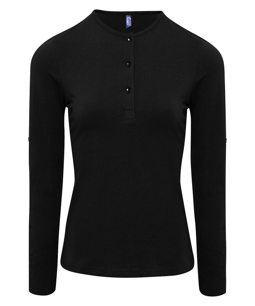 Women's Long John roll-sleeve tee