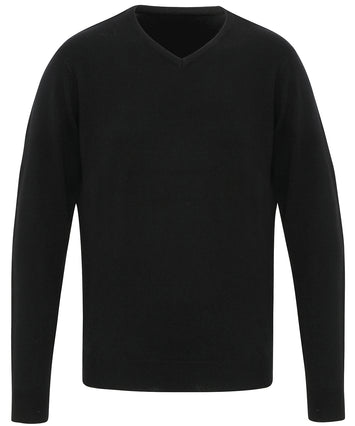 Essential' acrylic v-neck sweater