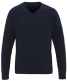 Essential' acrylic v-neck sweater