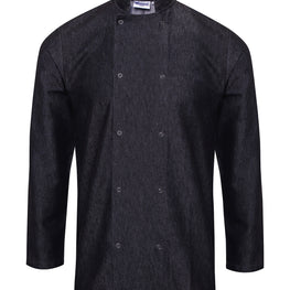 Denim chef's jacket