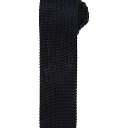 Slim knitted tie