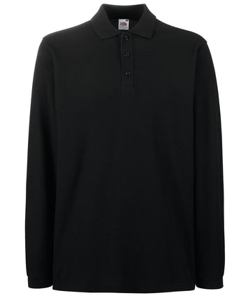 Premium long sleeve polo 