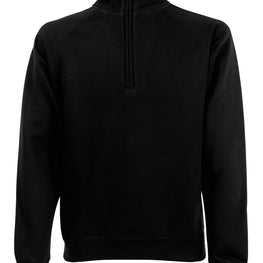 Premium 70/30 zip-neck sweatshirt