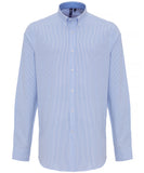 Cotton-rich Oxford stripes shirt