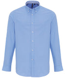 Cotton-rich Oxford stripes shirt