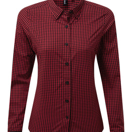 Women's Maxton check long sleeve shirt