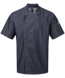 Chef's zip-close short sleeve jacket