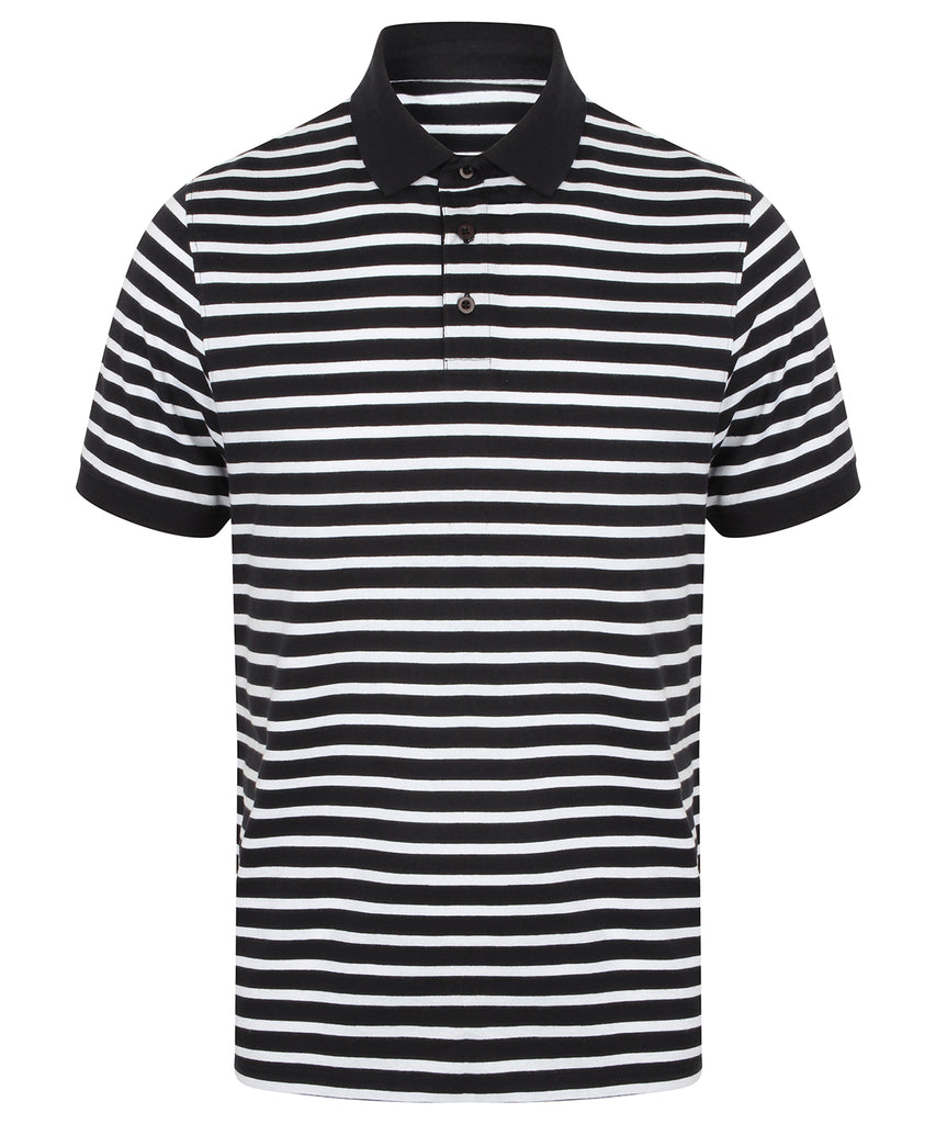 Striped Jersey polo shirt
