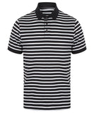 Striped Jersey polo shirt
