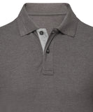 Men's classic fit contrast polo