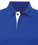 Men's classic fit contrast polo