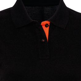 Women's contrast polo