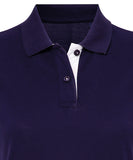 Women's contrast polo