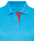 Women's contrast polo