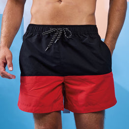 Block colour swim shorts 