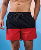 Block colour swim shorts 