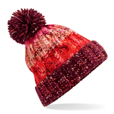 Beechfield Corkscrew Pom Pom Beanie - Adult - Unisex - One Size