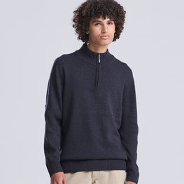 Wakhan ¼ regen zip knit sweater