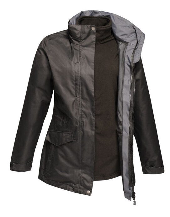 Regatta Womens Benson III 3 In 1 Jacket - Black - 10