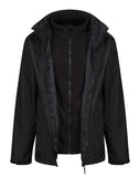 Regatta Classic Waterproof 3 In 1 Jacket - Black - XL