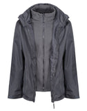 Regatta Classic Waterproof 3 In 1 Jacket - Seal Grey - 3XL