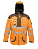 Regatta Hi Vis Parka Jacket - Orange/Grey - 3XL