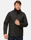 Regatta Mens Tyler Quilted Jacket - Black - L