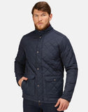 Regatta Mens Tyler Quilted Jacket - Navy - S