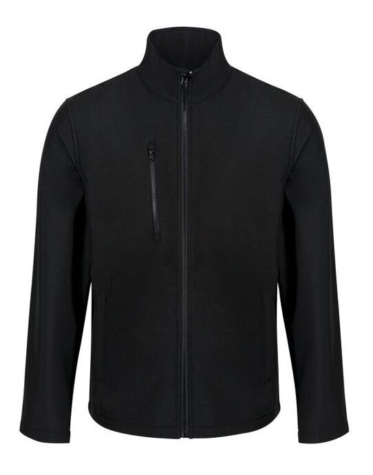 Regatta Mens Ablaze 3 Layer Softshell - Black/Black - 2XL