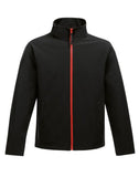 Regatta Mens Ablaze Printable Softshell - Black/Classic Red - S