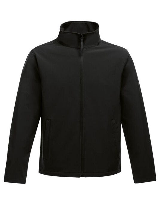 Regatta Mens Ablaze Printable Softshell - Black/Black - 2XL
