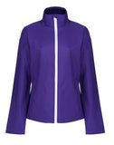 Regatta Women Ablaze Printable Softshell - Vibrant Purple/ White - 10
