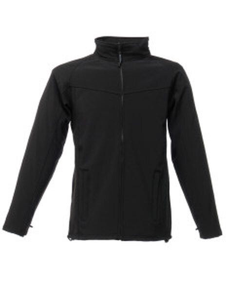 Regatta Mens Uproar Softshell Jacket - Black/Black - 2XL