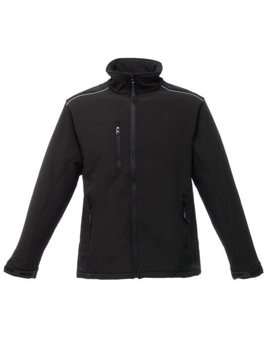 Regatta Sandstorm Ripstop Softshell - Black/Black - 2XL