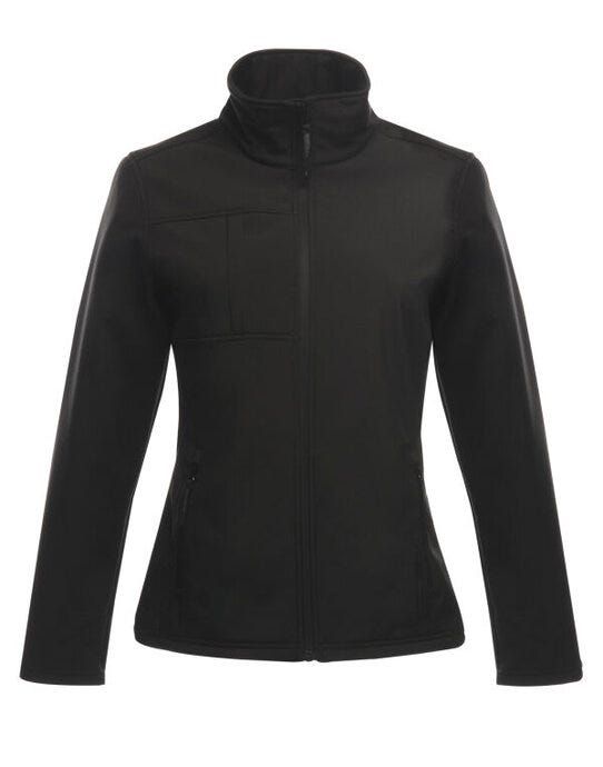 Regatta Womens Octagon II Softshell - Black/Black - 10