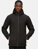 Regatta Mens Earsmus 4-In-1 Softshell - Black/Black - XL