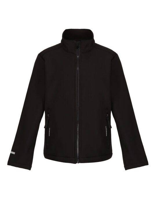 Regatta Ablaze 2 Layer Softshell - Black/Black - 11-12
